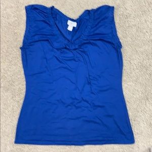 Loft NWOT royal blue camisole.  Size L.